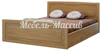 Кровать Ариэль из массива дерева