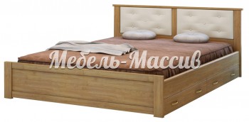 Кровать Глория из массива дерева