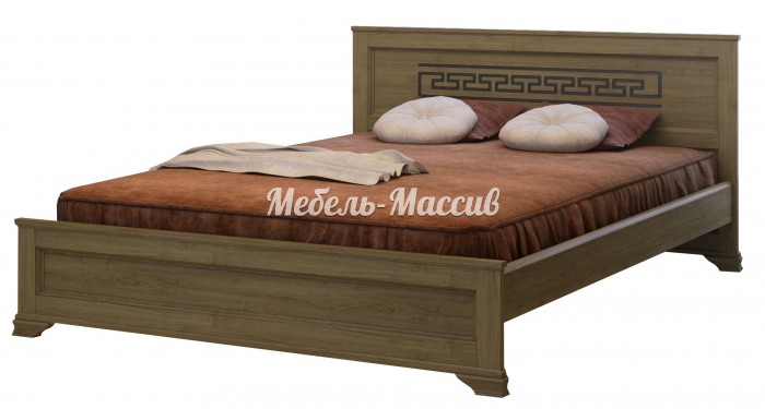 Кровать Классика модель №2 из массива дерева