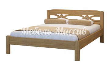 Кровать Марта из массива дерева