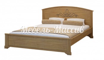 Кровать Нова модель №2 из массива дерева