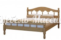 Кровать Точенка модель №3 из массива дерева