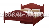 Кровать Филенка из массива дерева