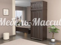 Шкаф - купе Лиана 4 из массива дерева Ш-130см,В-240см,Г-60см
