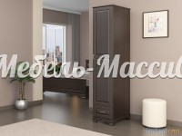 Шкаф  Лиана 28  из массива дерева    Ш-40см,В-190см,Г-60см