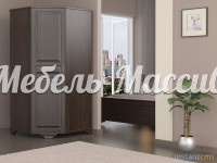 Шкаф Лиана угловой из массива дерева Ш-90см,В-200см,Г-90см