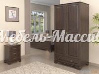 Шкаф Лиана 15 из массива дерева Ш-90см,В-190см,Г-60см