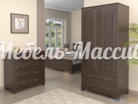 Шкаф Лиана 16 из массива дерева Ш-90см,В-190см,Г-40см