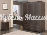 Шкаф Лиана 8 из массива дерева Ш-140см,В-200см,Г-60см