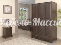 Шкаф Лиана 9 из массива дерева Ш-120см,В-190см,Г-60см