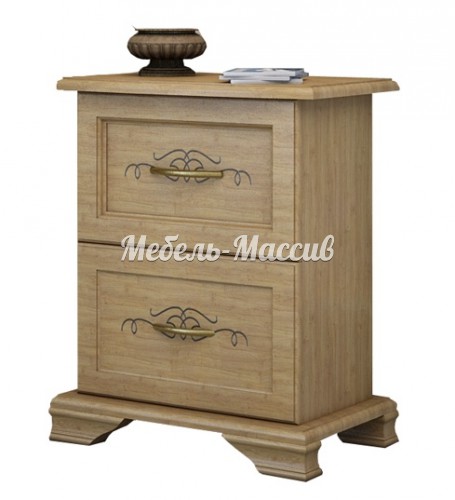 Тумба Таката 2 ящика из массива Ш-45см,В-56см,Г-30см