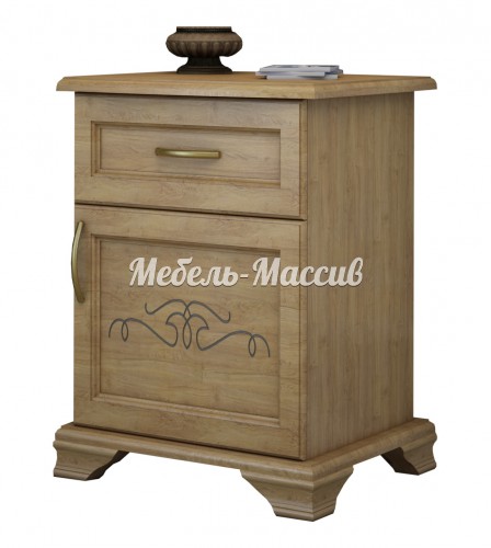 Тумба Таката ящик + дверка из массива Ш-45см,В-58см,Г-30см
