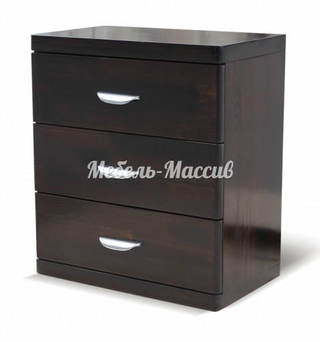Тумба Бали 3 ящика из массива Ш-45см,В-58см,Г-30см