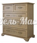 Комод Таката 5 ящиков из массива Ш-90см, В-100см,Г-45см