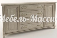 Комод Гармония + полки из массива Ш-150см, В-90см,Г-45см