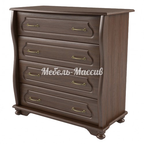 Комод Грация 4 ящика из массива Ш-90см, В-95см,Г-45см