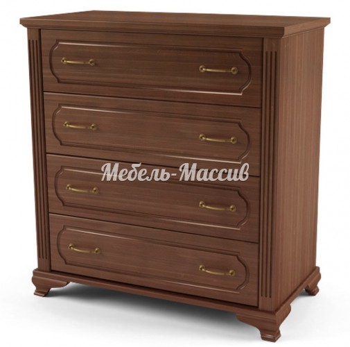 Комод Гармония 4 ящика из массива Ш-90см, В-90см,Г-45см