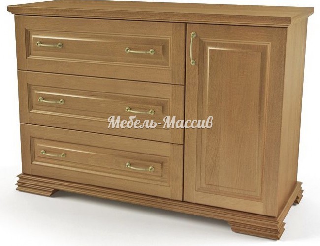 Комод Глория из массива Ш-120см,В-80см,Г-45см