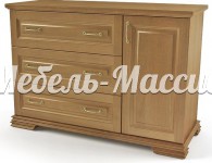 Комод Глория из массива Ш-120см,В-80см,Г-45см