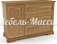 Комод Глория из массива Ш-120см,В-80см,Г-45см