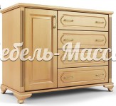 Комод Лион из массива Ш-130см,В-100см,Г-45см