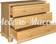 Комод Лотос модель №2 из массива Ш-90см, В-70см,Г-45см