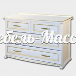 Комод серии Омега модель №1 из массива Ш-90см,В-75см,Г-45см