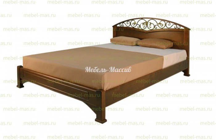 Кровать Омега модель №3 из массива
