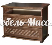 ТВ тумба серии Омега модель №2 из массива Ш-100см,В-75см,Г-45см