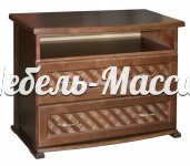 ТВ тумба серии Омега модель №2 из массива Ш-100см,В-75см,Г-45см