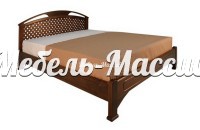 Кровать Омега (сетка) модель №13 из массива