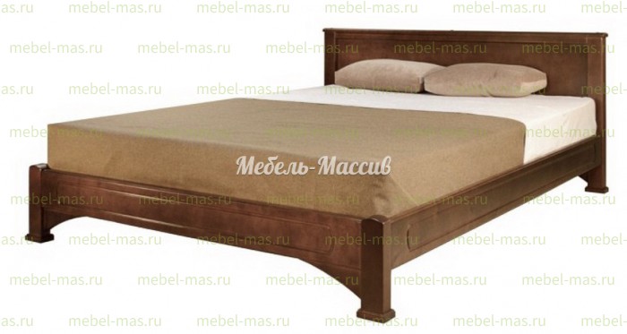 Кровать Омега модель № 10 из массива