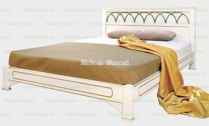 Кровать Омега модель №9 из массива