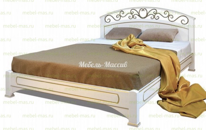Кровать Омега модель №5 из массива
