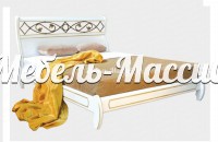Кровать Омега модель №8 из массива