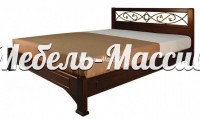 Кровать Омега модель №7 из массива