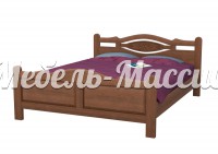 Кровать Палермо из массива дерева