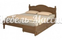Кровать Мелодия модель №2 из массива дерева