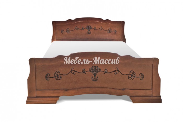 Кровать Ларио из массива дерева