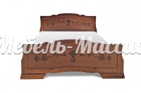 Кровать Ларио из массива дерева