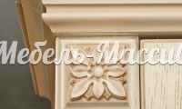 Шкаф - Сервант угловой Венето 211 из массива дерева Ш-80*80 см,В-200см,Г-45см