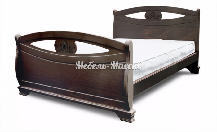 Кровать Делиз из массива дерева