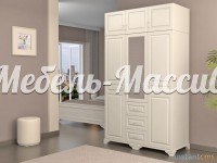 Шкаф Лиана 247 из массива дерева Ш-120см,В-240см,Г-60см