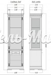 Буфет Верди - 175 из массива Ш-60см, В-200см,Г-45см