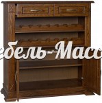 Сервант Верди (бутылочница) - 400 из массива Ш-115см, В-120см,Г-45см