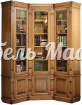 Книжный шкаф Верди угловой - 290 из массива Ш-142.5/142.5см, В-230см,Г-40см