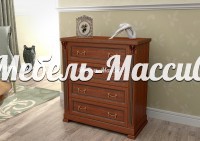 Комод Виктори модель №1 из массива Ш-90см, В-100см,Г-45см