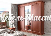 Шкаф - купе Лирона 3х створчатый модель №2 из массива Ш-200см, В-240см,Г-60см
