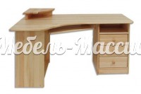 Письменный стол №104 из массива Ш-140см,В-75см,Г-80см