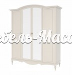 Шкаф Амелия 4х створчатый с зеркалом Ш-180см,В-230см,Г-63см